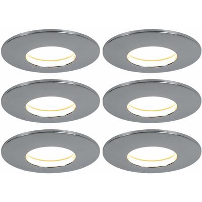 Etc-shop - 6er Set led Einbau Leuchte Decken Spot Strahler Wohn Zimmer Bad Beleuchtung Lampe Image