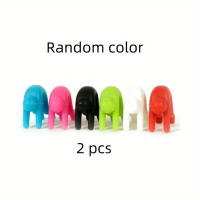 TEMU 2pcs Kiteoage Silicone Spill-proof Lid - , Easy-to-use Kitchen Gadgets For Lifting Pot & Preventing Overflows, Adds Fun To Cooking!, Kiteoage Image