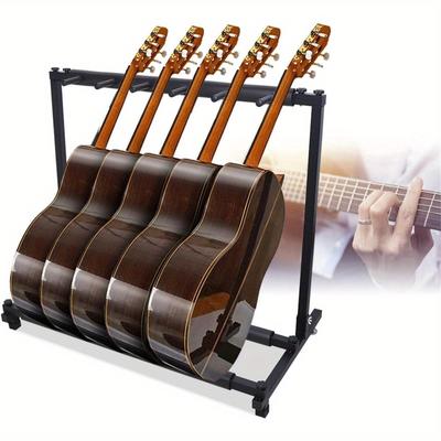 TEMU Guitar Stand Universal Guitar Stand - Sponge Padded For Guitar Bass 86.5 X 46.5 X 73 Cm