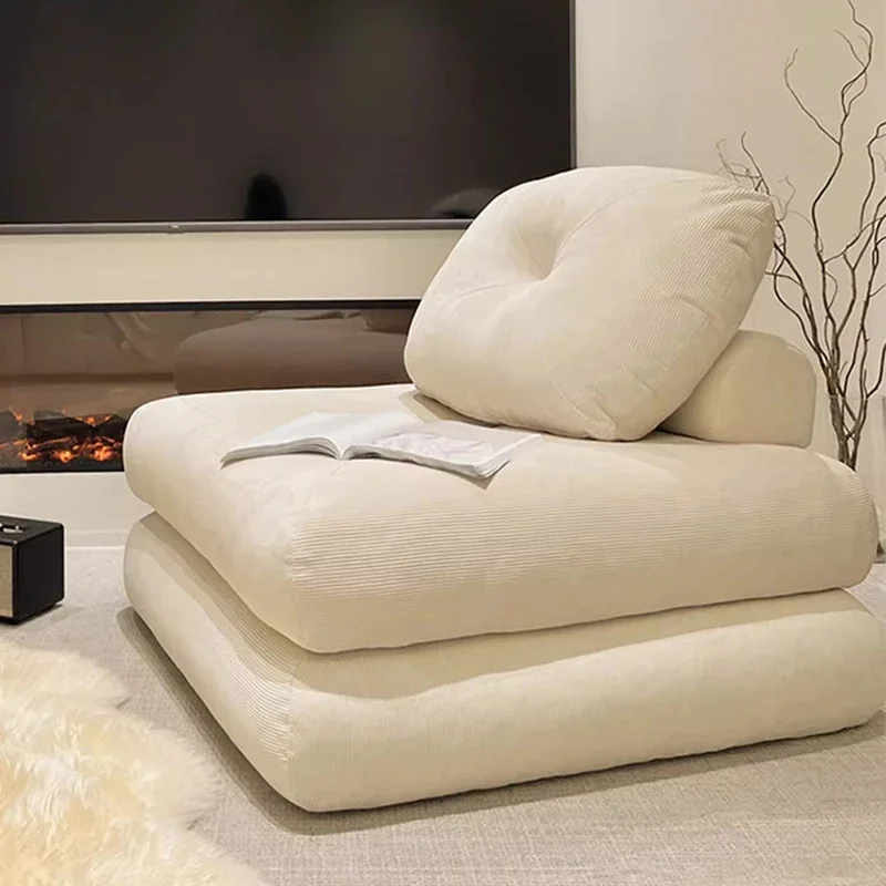 Einzel-Schlafsofa, Liegestuhl, umwandelbare Tatami-Sofas-Sets, kleines Haus, entspannender riesiger Pouf, luxuriöse Komfort-Schlafzimmermöbel