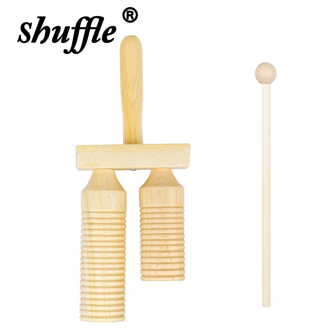 Klöppel Doppel balg Sound zylinder Holz hohe und niedrige Klöppel Orff Percussion Musik instrumente Kinderspiel zeug Geschenke