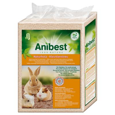 2x60 Litres (6.4kg) Anibest Small Pet Litter