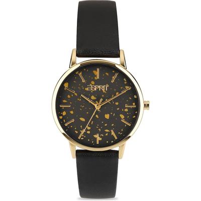Esprit Damenuhr Edelstahl gold, schwarz Damen Image