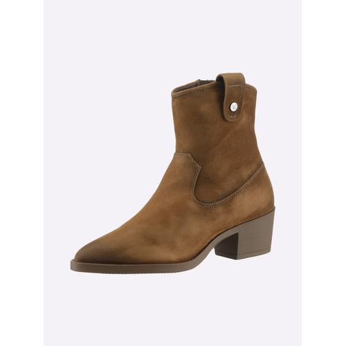 Stiefelette CAPRICE Gr. 42, braun (cognac) Damen Schuhe