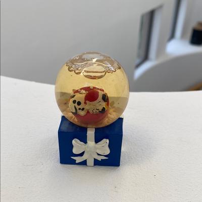 Disney Accents | Disney Holiday Blue Snow Globe With Dalmatian. Water Discolored. | Color: Blue/White | Size: Os