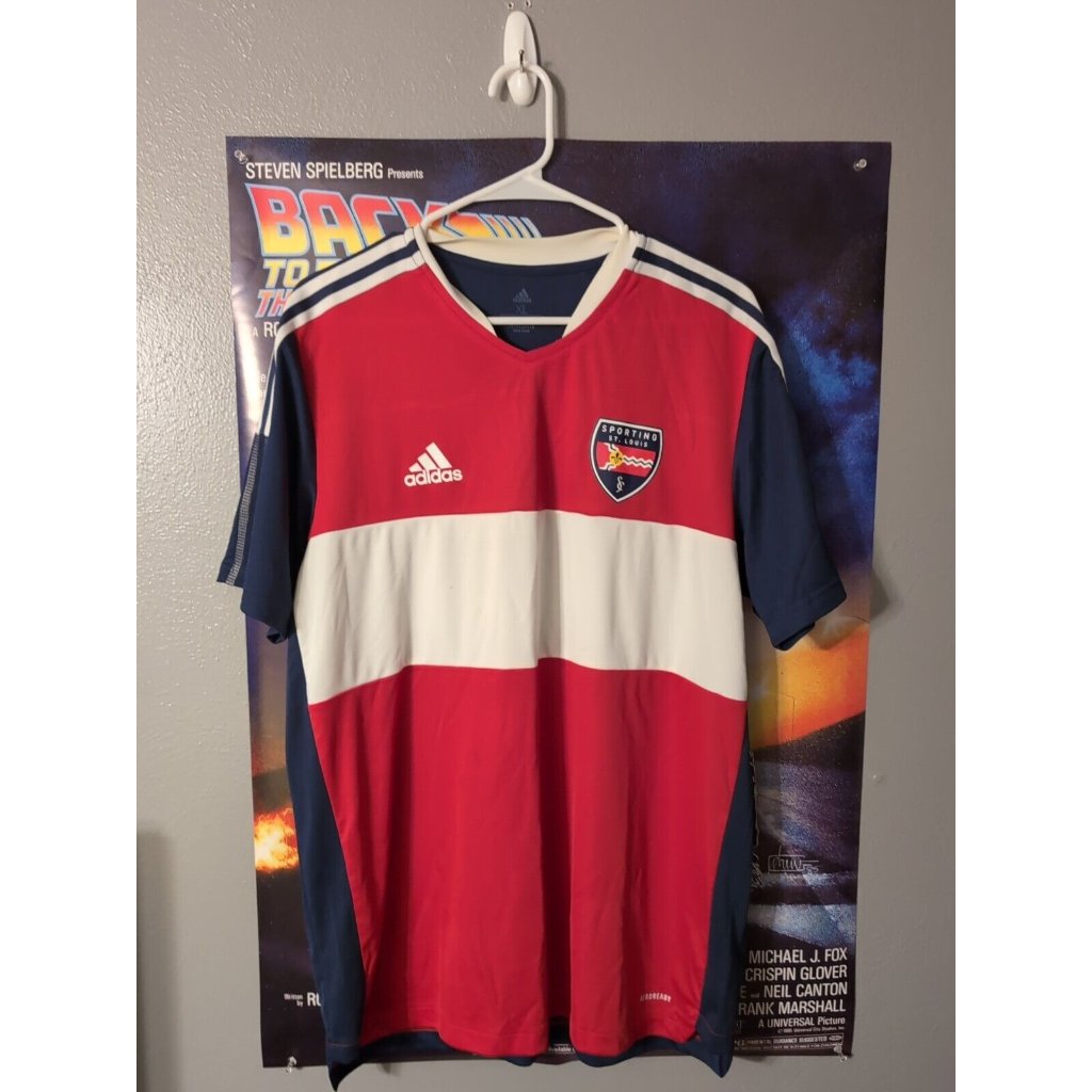 Adidas Shirts | Adidas Primegreen Aeroready Men's Soccer Jersey Sporting St Louis Mo Size Xl | Color: Green | Size: Xl