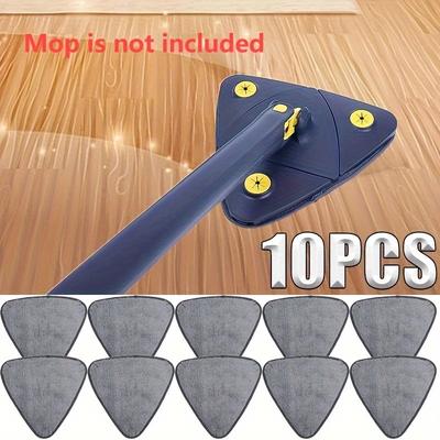 TEMU 10pcs Microfiber Mop - , Washable & Reusable Dusting Cloths For Efficient And Cleaning