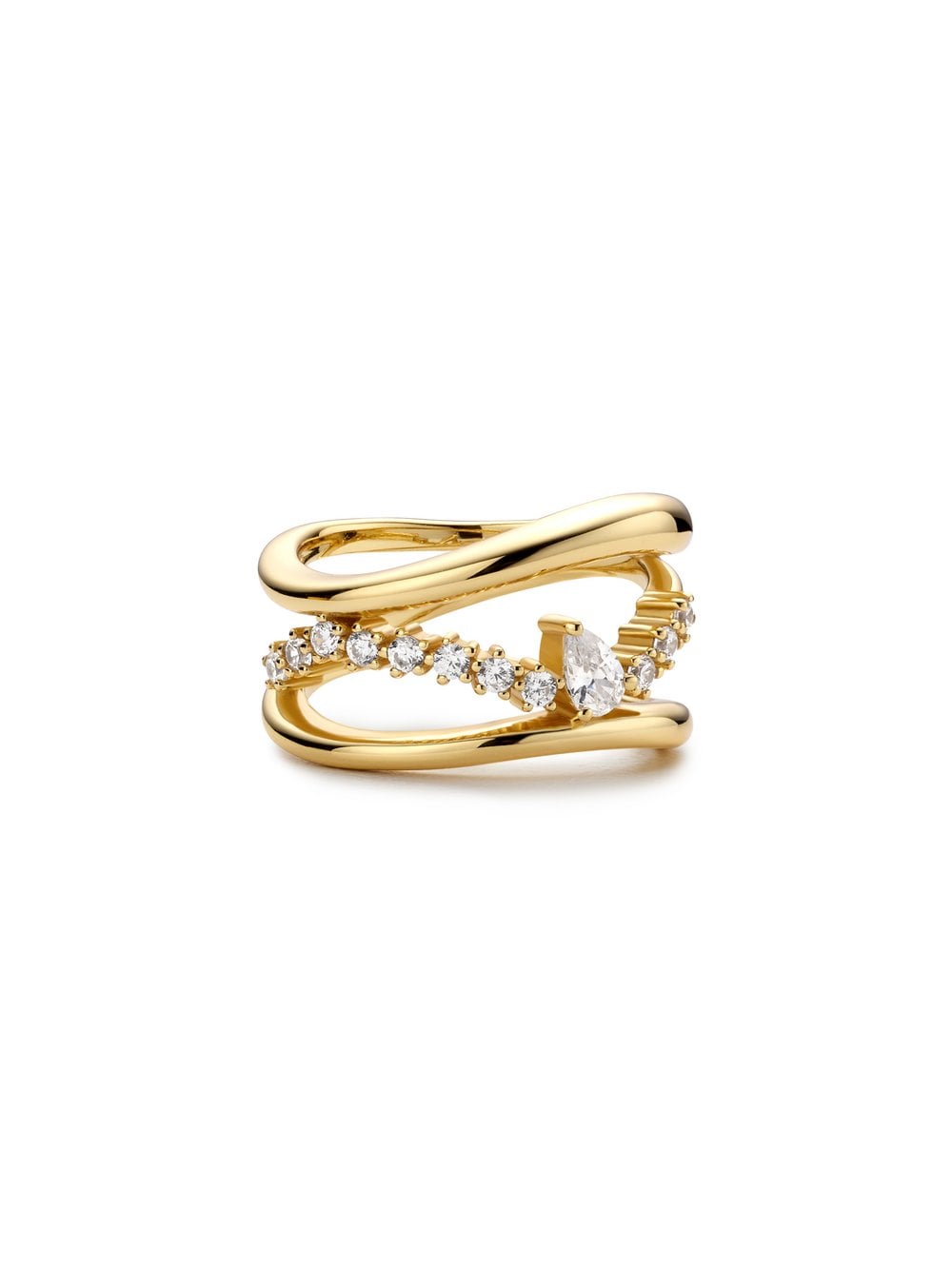 Ania Haie Ring Damen gold, 56 Image