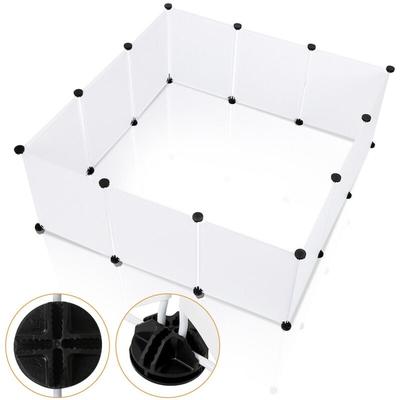 Tolletour - Kleintierkäfig Freigehege diy Innengehege Laufstall Kaninchenstall Laufgitter