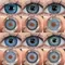 FUNSACHY 2 pièces lentilles de Contact de couleur bleue lentilles de Contact naturelles pour les yeux beaux yeux lentille cosmétique élèves lentille de couleur verte