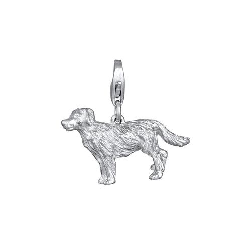 Nenalina - Nenalina Charm Hund Dog Anhänger 925 Silber Charms & Kettenanhänger 1 ct Damen