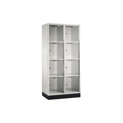 C+P Schließf.schrank 8470A202S10003 Acrylglastüren 1750x820x500mm lgr Image