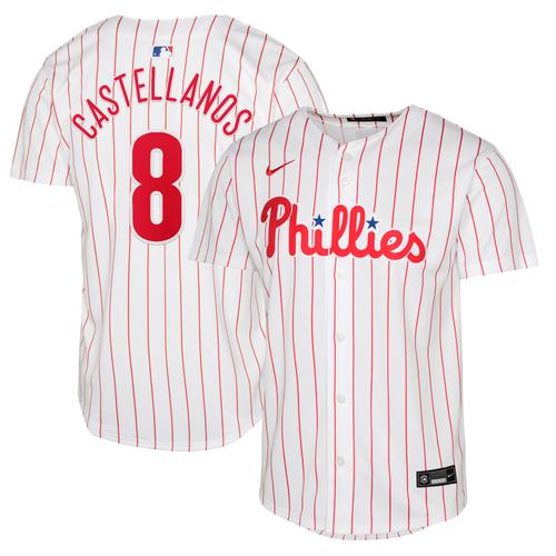 Philadelphia Phillies Nike Limited Heimtrikot – Weiß – Nick Castellanos – Jugend