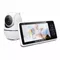 Nuovo baby monitor video da 5 pollici con fotocamera e audio, zoom 4X, batteria da 22 ore, raggio di