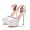 Scarpe da ragazza scarpe da donna con tacco alto estremo 14cm /11cm scarpe da sposa da donna con