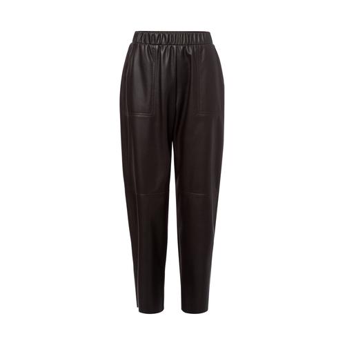 MAX&Co. Lederhose Damen braun, M