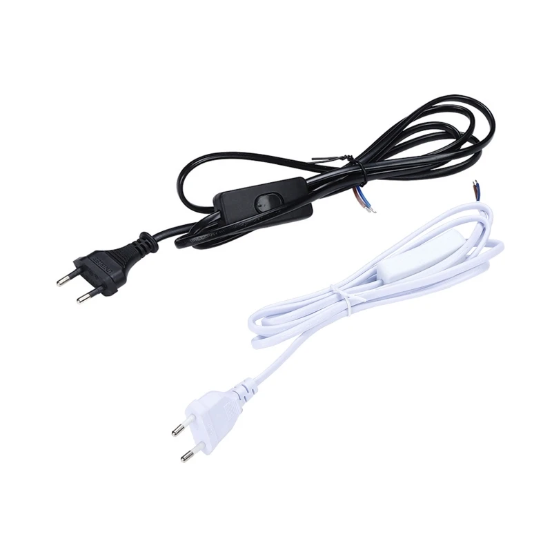 DX62 6FT/1,8M EU-Stecker LED-Röhrenstromkabel mit Schalter, LED-Leuchtenkabel Image