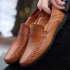 Schuhe Männer Leder Frühling Loafer Slip auf Business Casual Leder Schuhe Klassische Weiche