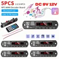 1-5PCS 9V 12V MP3 WMA Scheda di Decodifica USB AUX TF Radio FM Bluetooth 5.0 Modulo Lettore Musicale Senza Fili Lossless con telecomando