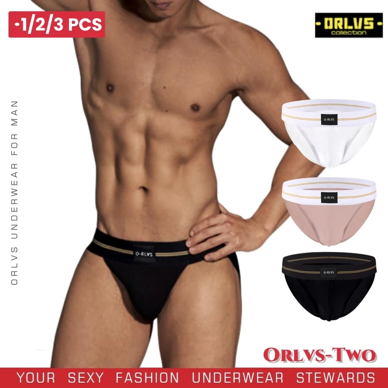 1/2/3 PCS Slips Männlich Nahtlose Hüfte Design Herren Unterwäsche Super Große Breite 5cm Elastische Band Unabhängige Codpiece junge Kurze Hosen Image