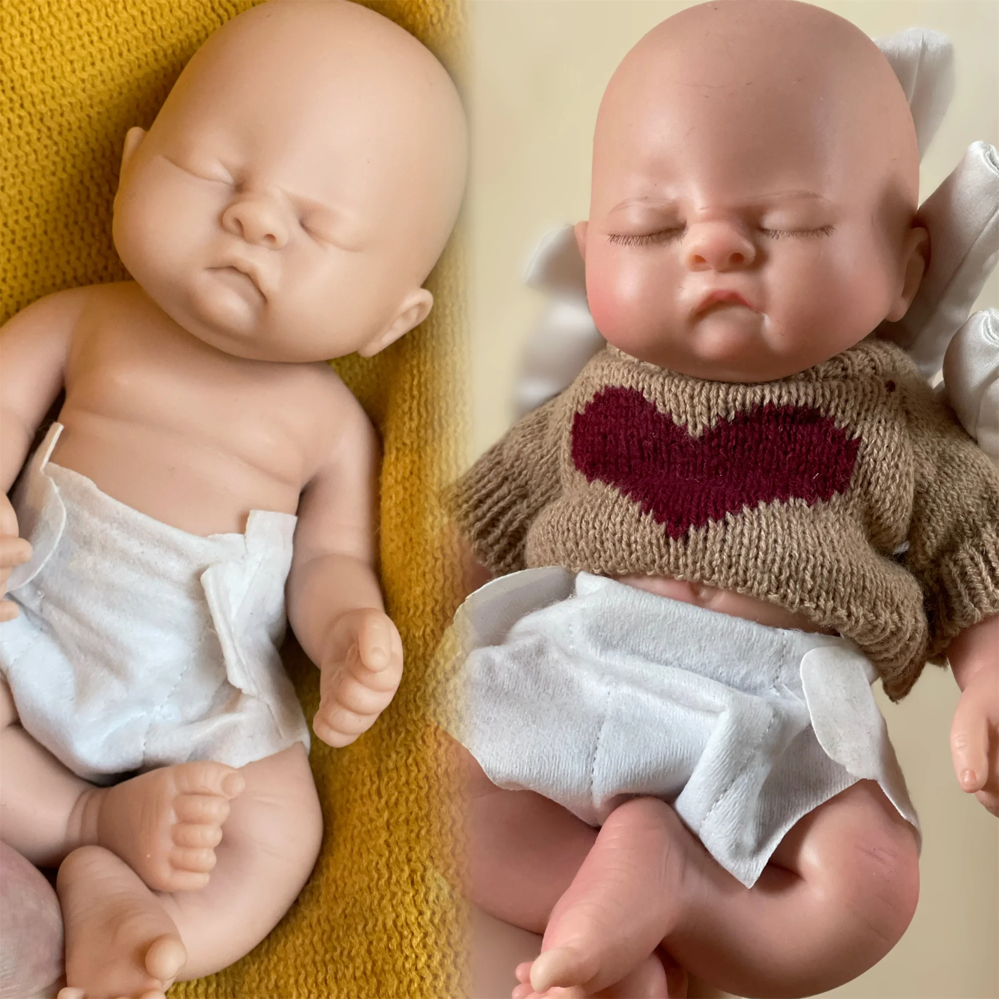 10 Zoll Silikon Junge wieder geborene Baby puppe Ganzkörper weiches festes Silikon gemalt lebensechte neugeborene Puppen wieder geboren de Silikon echte Cuerpo