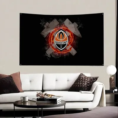 1 Stück Donetsk Emblem Flagge Flaggen und Banner Vierloch Polyester Outdoor Dekor Raumästhetik Image
