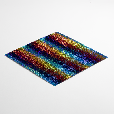 STAHLS 010130 CAD-CUT Hologram in Multi Rainbow size 12x12