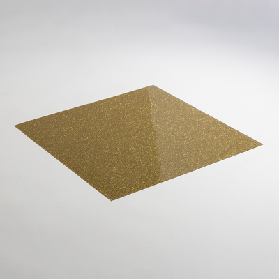 STAHLS 010131 CAD-CUT Glitter Flake in Yellow Gold size 12x12