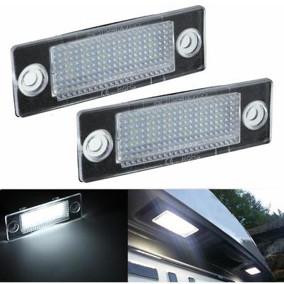 2 Stück LED-Kennzeichenbeleuchtung für vw B5.5 B6 Caddy MK3 Golf Plus MK4 MK5 Hasaki