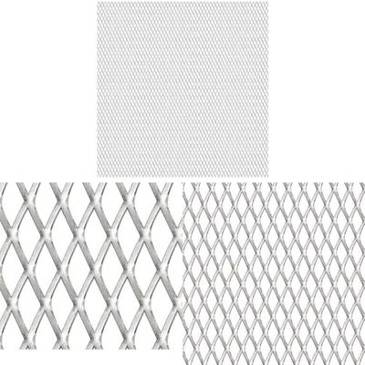 Gittermatte Streckmetall Edelstahl 100x85 cm 45x20x4 mm - Streckmetallzaun - Edelstahlzaun Image