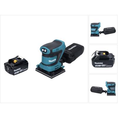 Makita - dbo 480 F1 Akku Schwingschleifer 18 v 112 x 102 mm + 1x Akku 3,0 Ah - ohne Ladegerät Image