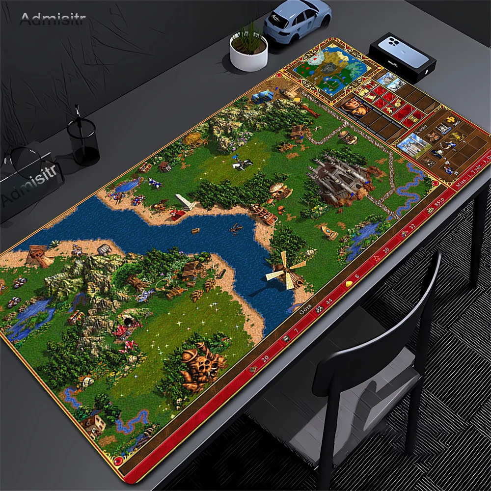 Heroes of Might and Magic 3-Matten-Mauspad, PC-Gamer, Computerzubehör, Mauspad, Gaming, Laptop, Tastatur, Teppich, große Schreibtischunterlage Image