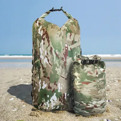 3L5L10L20L Waterproof Bags Camouflage Printed Surfing Bag Waterproof Floating Dry Gear Bags For Rafting Swimming Hiking Camping