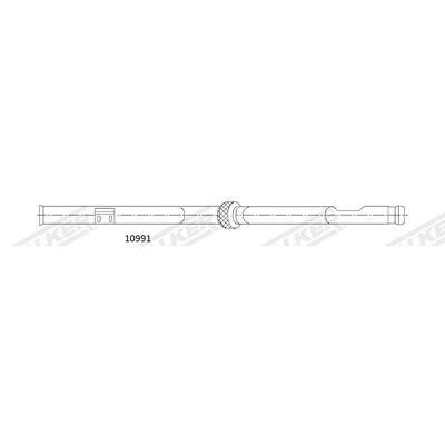Walker Abgasrohr [Hersteller-Nr. 10991] für Mercedes-Benz Image