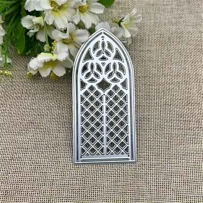 TEMU 1pc Metal Die Cut, Metal Cutting Die For Paper Card Making Scrapbooking Diy Cards Photo Album Craft Decorations Geometry Window Lace Flowers Frame Metal Cutting Dies