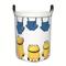 TEMU Despicable Me Large Round Laundry Basket With Handles - Waterproof, Foldable Oxford Cloth Hamper For Bedroom & Living Room Storage