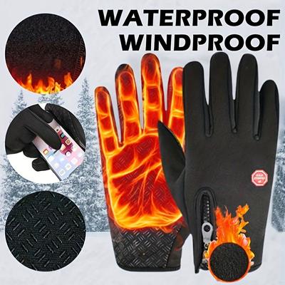 TEMU Warmthplus Touchscreen Gloves For Men - , Insulated, , And Touch- Gloves For - For , Snowboarding, And Commuting