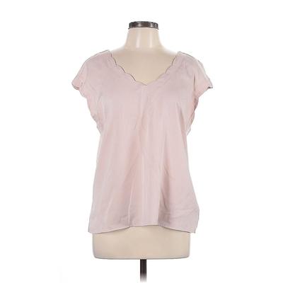 Express Short Sleeve T-Shirt: Pink Tops - Women's Size Large