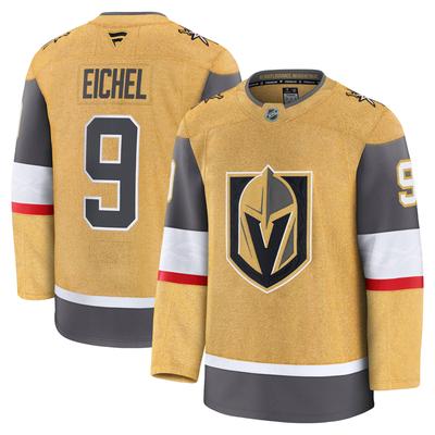 Vegas Golden Knights Fanatics Branded Premium Heimtrikot - Gold - Jack Eichel - Herren Image