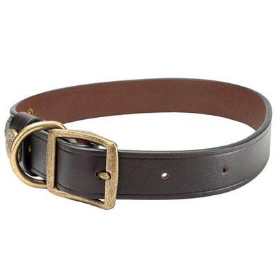 King Buck Premium Leather Collar - Black Large/X-Large
