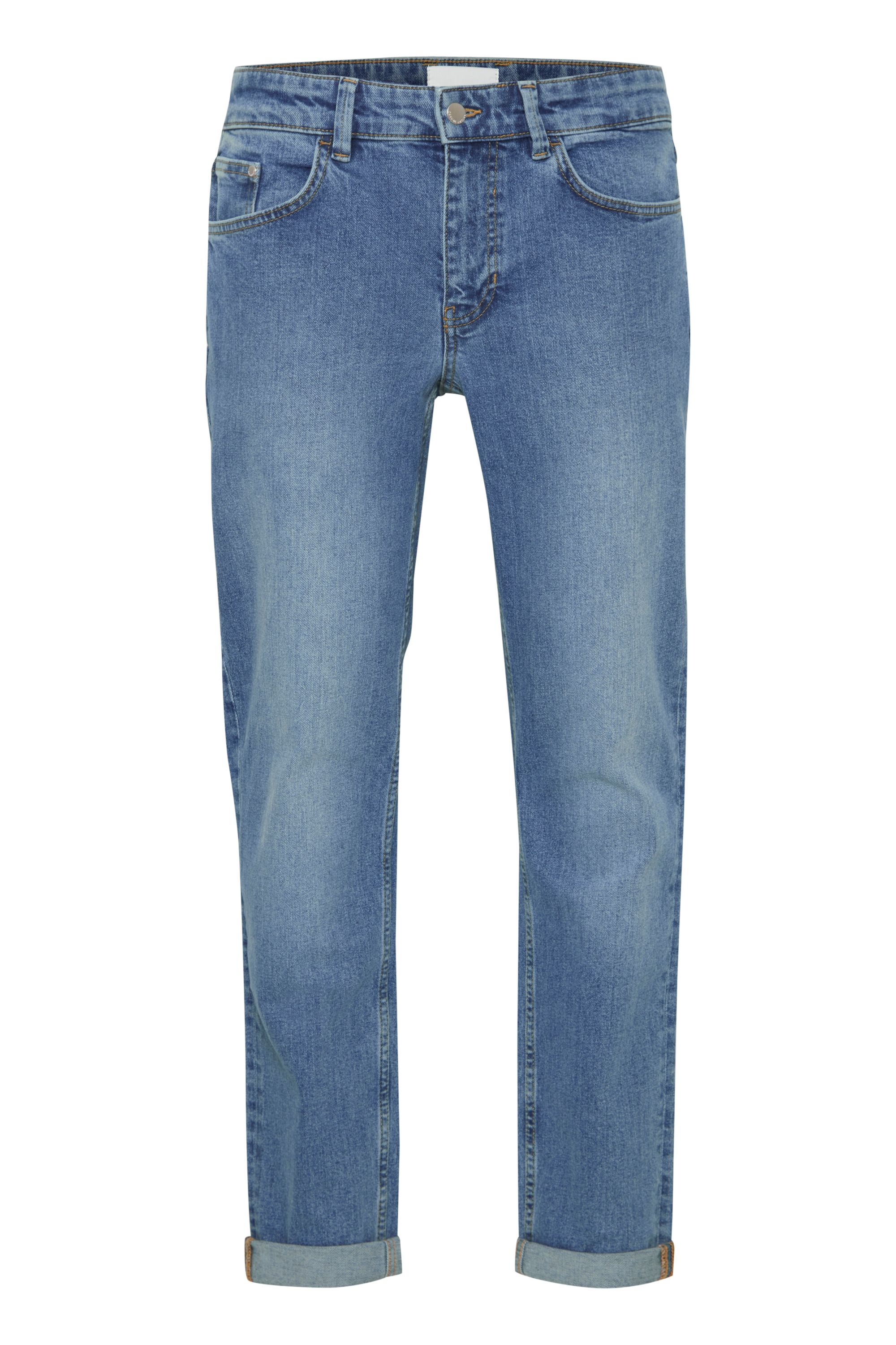Comfort-fit-Jeans CASUAL FRIDAY "Comfort-fit-Jeans CFKarup", Herren, Gr. 32, Länge 32, blau (denim light blau), Obermaterial: 66% Baumwolle CO. 33% Baumwolle CO recyc.. 1% Elasthan EL., Hosen