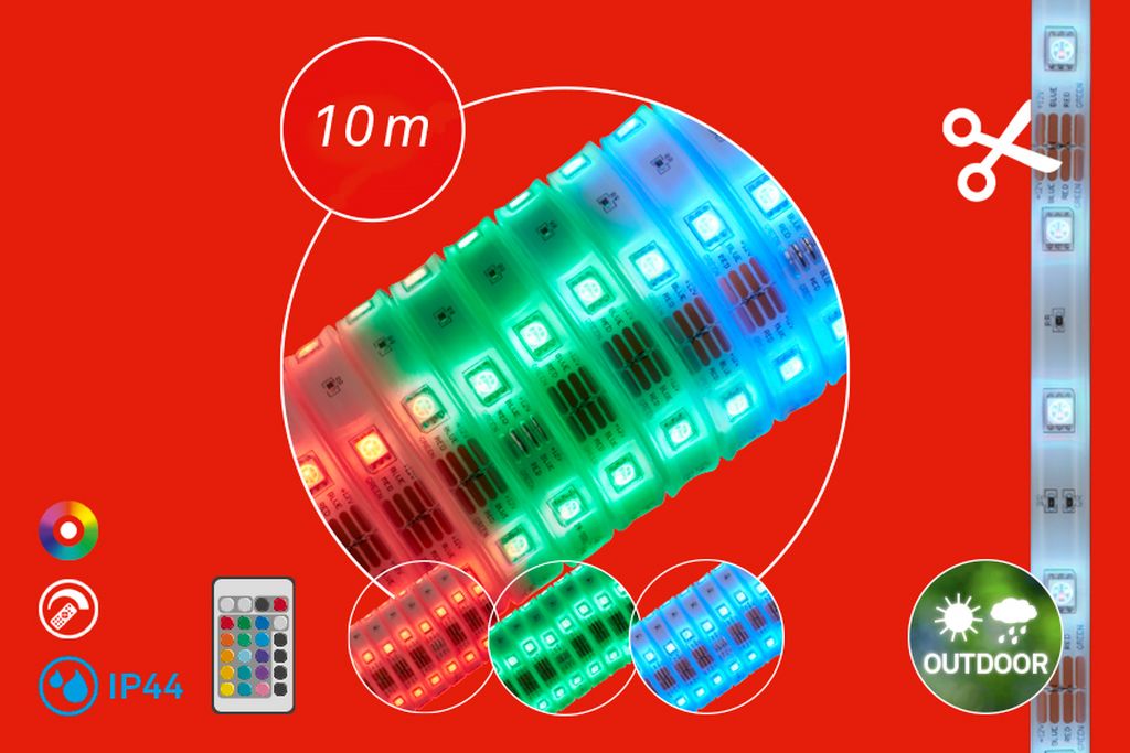 BRILONER LEUCHTEN LED Stripe "LED Superline", transparent, Lichterketten Image