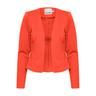 Kurzblazer ICHI ""Kurzblazer IHKate"" Gr. XXL, rot (poppy rot) Damen Blazer