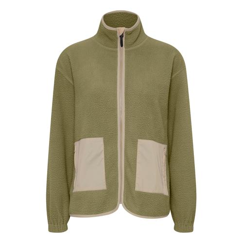 Outdoorjacke OXMO ""Outdoorjacke OXPiper"" Gr. L, grün (oil green) Damen Jacken