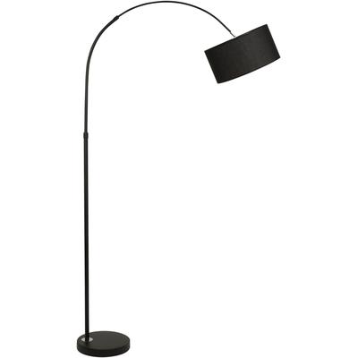 NOVA LUCE Bogenlampe "SAMA", schwarz, Ø 34cm H: 180cm, Lampen Image