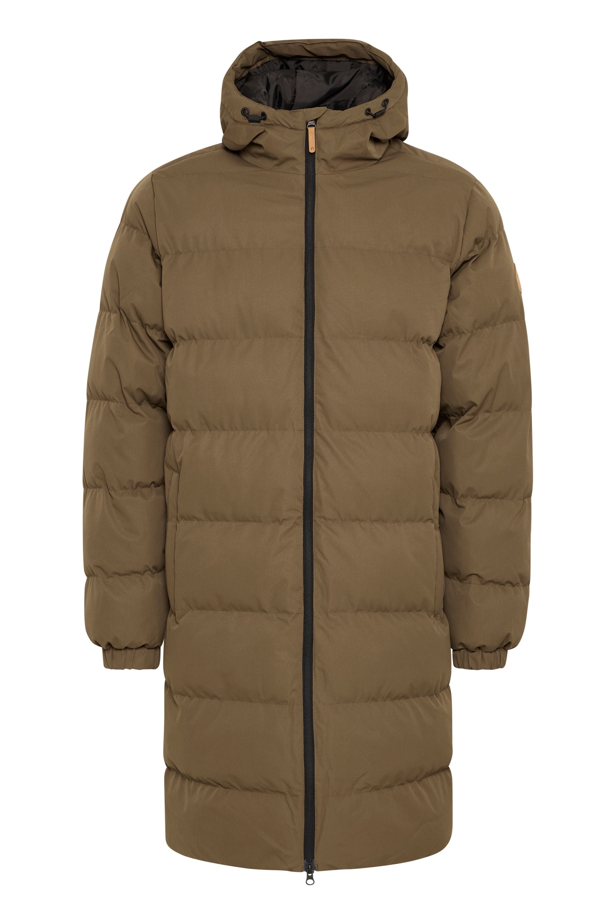 Langmantel NORTH BEND "Langmantel NBEliot M", Herren, Gr. M, braun (tarmac), Obermaterial: 100% Polyester PES., unifarben, Mäntel