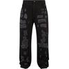 Bequeme Jeans 2Y STUDIOS "2Y Studios 2Y Firio Destroyed Straight Jeans", Herren, Gr. 33, Normalgrößen, schwarz, 100% Baumwolle, unifarben, casual, normal, Jeans