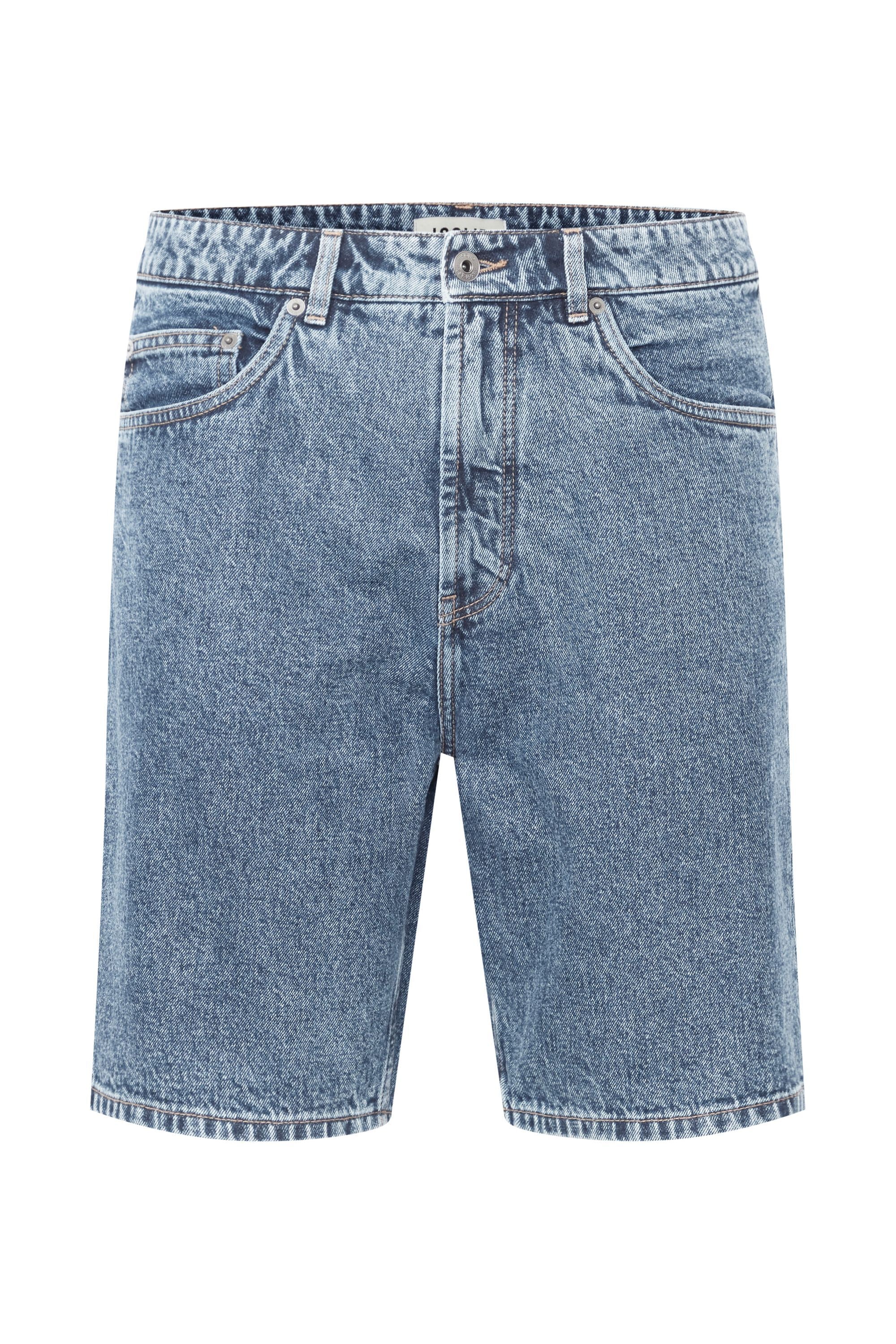 Jeansshorts SOLID "Jeansshorts SDElmo", Damen, Gr. M, N-Gr, blau (light blau denim), Obermaterial: 100% Baumwolle CO., Jeans Jeansshorts