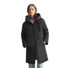 Wintermantel MARC O'POLO "aus recyceltem Polyester-Twill", Damen, Gr. 34, schwarz, Obermaterial: 100% Polyester; Füllung: 70% Daune, 30% Feder; Futter: 100% Polyamid, unifarben, casual, regular fit, Langarm, Mäntel