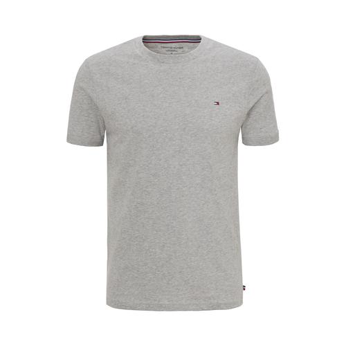 T-Shirt TOMMY HILFIGER UNDERWEAR Gr. L (52), grau (light grau) Herren Shirts mit Logo-Stickerei